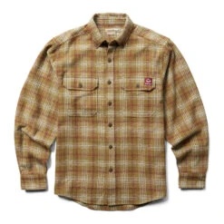 Wolverine Men's Glacier Heavyweight Long Sleeve Flannel Shirt