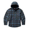 Wolverine Men's Bucksaw Hooded Flannel Shirt-Jac 1 Wolverine Men's Bucksaw Hooded Flannel Shirt-Jac -Outdoor Clothing Store WBSAM W1206360 423 042822 S23 P
