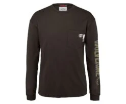 Wolverine Men's FR Long Sleeve Print Tee -Outdoor Clothing Store WBSAM W1206550 003 041218 S19 PNEW 1