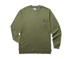 Wolverine Men's FR Long Sleeve Print Tee -Outdoor Clothing Store WBSAM W1206550 321 040521 S21 P