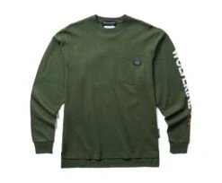 Wolverine Men's FR Long Sleeve Print Tee -Outdoor Clothing Store WBSAM W1206550 324 031523 S24 P
