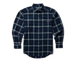 Wolverine Men's Pike Flannel Shirt -Outdoor Clothing Store WBSAM W1208280 424 041822 F22 P