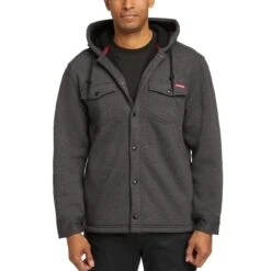 Wolverine Men's Bucksaw Knit Shirt Jac 9 Wolverine Men's Bucksaw Knit Shirt Jac -Outdoor Clothing Store WBSAM W1208330 003 FRONT