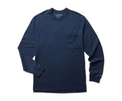 Wolverine Men's Guardian Cotton™ Long Sleeve Pocket Tee -Outdoor Clothing Store WBSAM W1208470 417 100120 F21 P