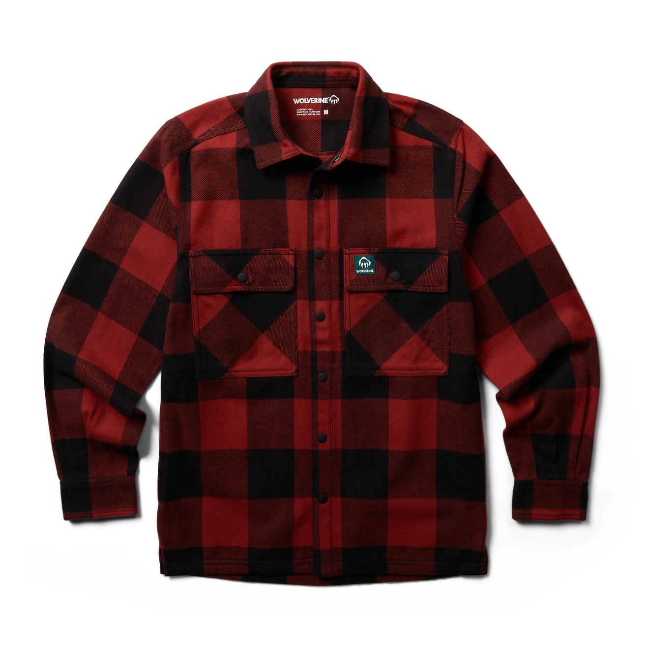 Wolverine Men's Forge Flannel Overshirt 3 Wolverine Men's Forge Flannel Overshirt