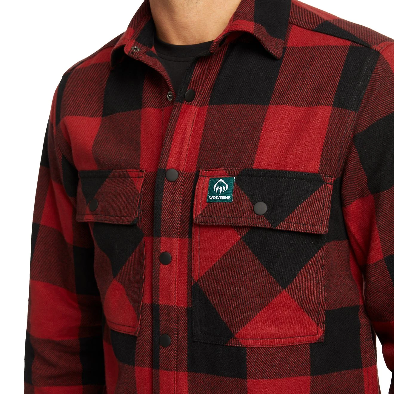Wolverine Men's Forge Flannel Overshirt 7 Wolverine Men's Forge Flannel Overshirt - Image 5