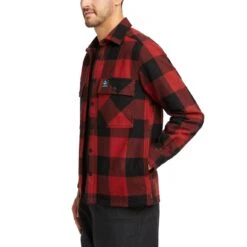 Wolverine Men's Forge Flannel Overshirt 11 Wolverine Men's Forge Flannel Overshirt -Outdoor Clothing Store WBSAM W1209280 617 FRONTa