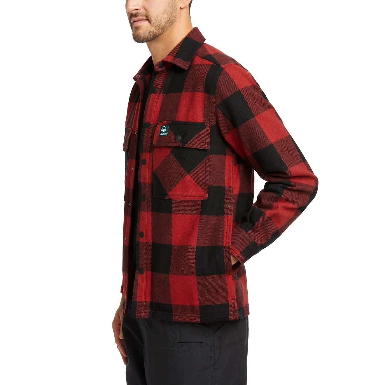 Wolverine Men's Forge Flannel Overshirt 6 Wolverine Men's Forge Flannel Overshirt - Image 4
