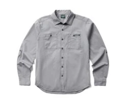 Wolverine Men's Grayson Long Sleeve Chambray Shirt -Outdoor Clothing Store WBSAM W1209790 020 111521 F22 P