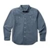 Wolverine Men's Grayson Long Sleeve Chambray Shirt -Outdoor Clothing Store WBSAM W1209790 400 102721 F22 P