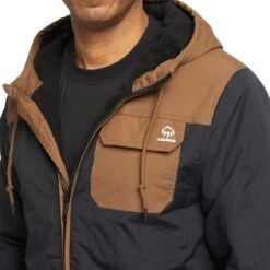 Wolverine Men's I-90 Insulated Hooded Jacket -Outdoor Clothing Store WBSAM W1210810 003 DET
