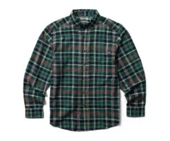 Wolverine Men's Hastings Flannel Shirt -Outdoor Clothing Store WBSAM W1211540 316 122122 F23 P
