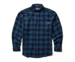 Wolverine Men's Hastings Flannel Shirt -Outdoor Clothing Store WBSAM W1211540 448 122122 F23 P