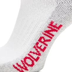 Wolverine Men's 2-pk. Steel Toe Cotton Mid-Calf Sock -Outdoor Clothing Store WBSAM W91100270 001 042021 S22 S6