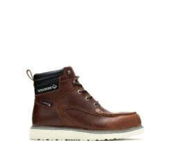 Wolverine Men's Trade Wedge 6" Moc-Toe Steel-Toe Work Boot -Outdoor Clothing Store WBSM W231117 071222 F23 000
