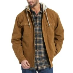 Wolverine Men's Overman Shirt Jac -Outdoor Clothing Store WV W1203890 231 FRONT 1