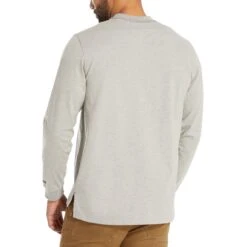 Wolverine Men's Guardian Cotton™ Long Sleeve Pocket Tee -Outdoor Clothing Store WV W1208470 036 BACK