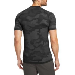 Wolverine Men's Camo Mesh Crew Neck Undershirt -Outdoor Clothing Store WVMF23ZU046 01 black BACK